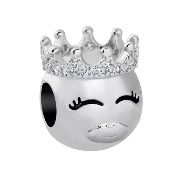 Independent | Jewelry | Silver Princess Emoji Crown Tiara S925